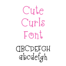 Cute Curls Font