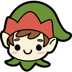 cute elf head