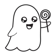 Ghost with Lollipop