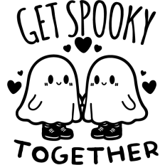 get spooky together gosts in love