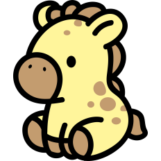 cute giraffe baby toy