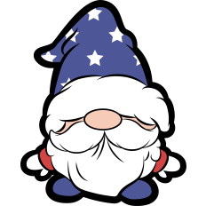 cute american gnome
