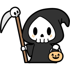 cute grim reaper