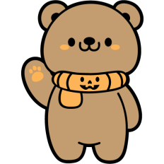 cute halloween bear