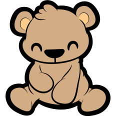 cute baby happy teddy bear