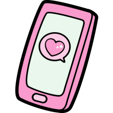 cute love phone