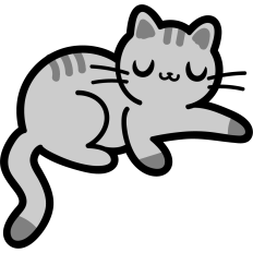 cute minimal cat