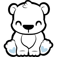 cute polar bear