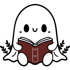cute  ghost reading