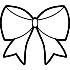 simple ribbon lineart