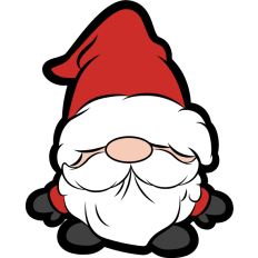 cute santa gnome