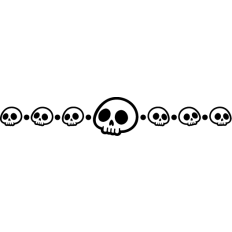 cute simple skull divider