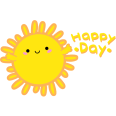 cute happy sun