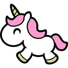 cute minimal unicorn