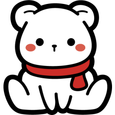 cute winter bear