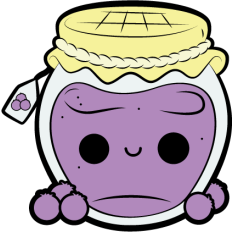 kawaii jam jar