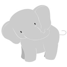 Baby Elephant - Baby Shower Design
