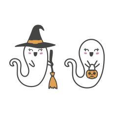 Cute ghosts