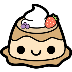 kawaii pudding