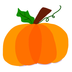Cute Pumpkin Sticker