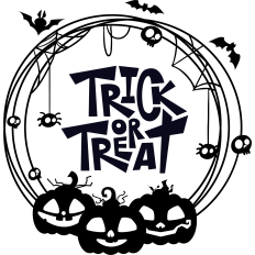 halloween frame trick or treat