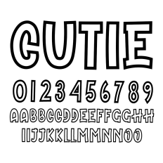 Cutie Font