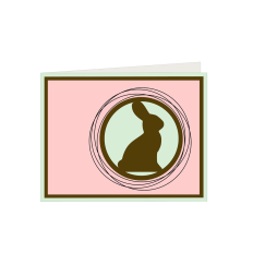 Easter Chocolate Bunny Card