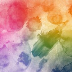 Rainbow Watercolor Background Pattern