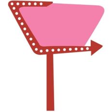 retro sign