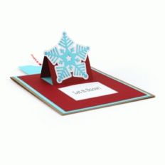 a2 snowflake slider card