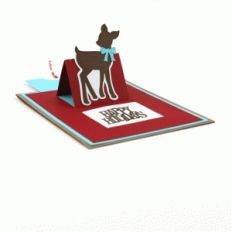 a2 deer slider window card