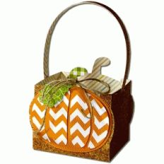 pumpkin box with handle
