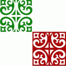 damask square