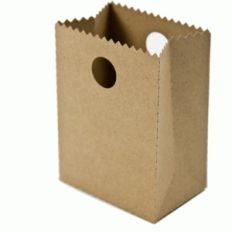 zigzag top treat bag