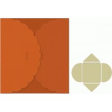 box card envelope ribbon slot flaps