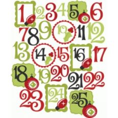 christmas countdown numbers
