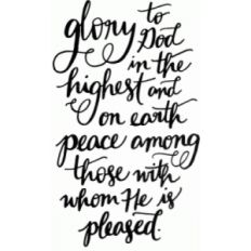 glory to god