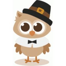 thanksgiving pilgrim owl