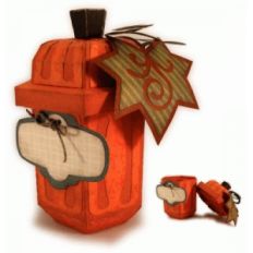 pumpkin 3d box with lid
