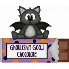ghoulishly good chocolate halloween bat