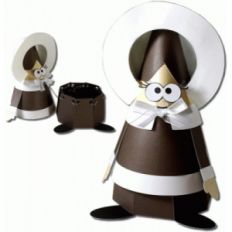 pilgrim girl cone container