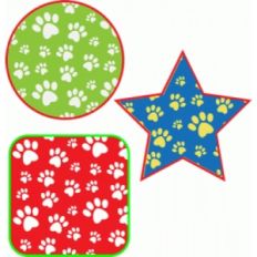 paw print shapes