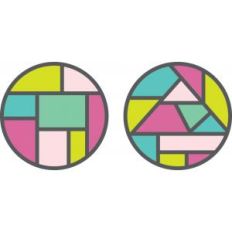 stained glass circles