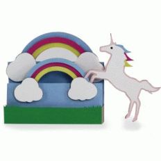 playmates - unicorn and rainbows