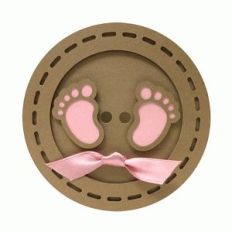 button feet card