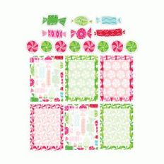 christmas candy planner stickers
