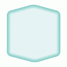 nested rounded hexagons
