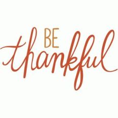 be thankful script