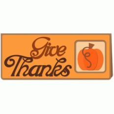 give thanks pumpkin window card