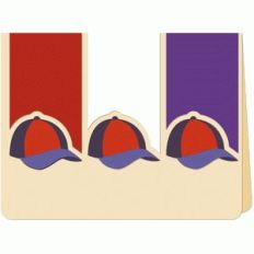 baseball cap trio a6 card